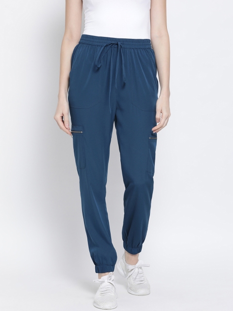 

Oxolloxo Women Navy Blue Regular Fit Solid Joggers