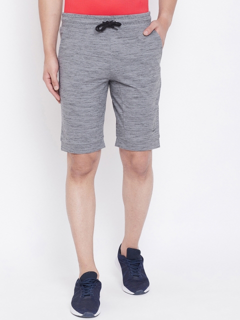 

KROSSSTITCH Men Grey Solid Regular Fit Regular Shorts