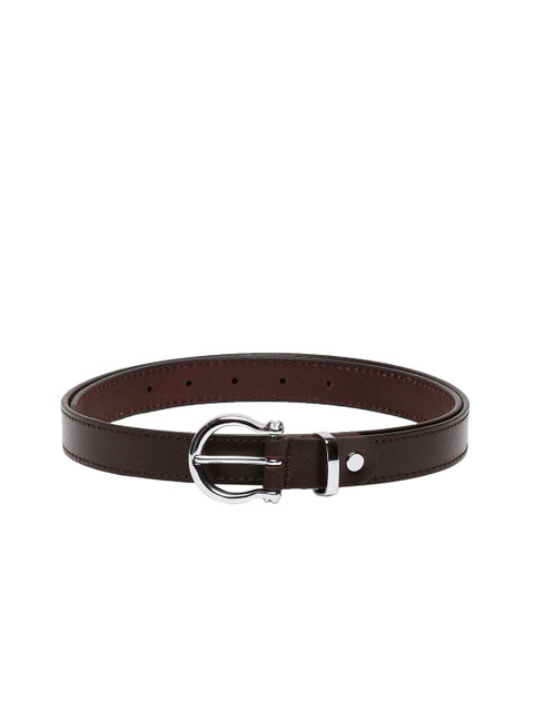 

CRUSSET Women Brown Solid Leather Belt