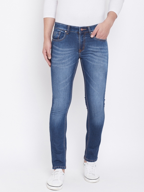 

KROSSSTITCH Men Blue Slim Fit Mid-Rise Clean Look Stretchable Jeans