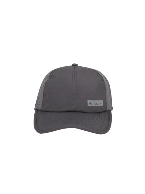 

Peter England Men Grey Solid Twill Snapback Cap
