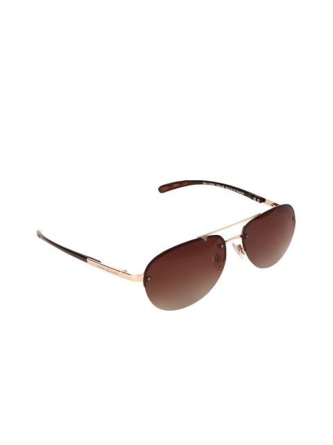 

Daniel Klein Men Polazised & UV Protected Aviator Sunglasses DK1260-C8, Brown