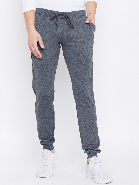 

JUMP USA Men Grey Solid Joggers
