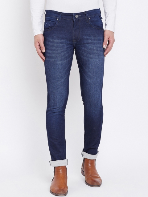 

KROSSSTITCH Men Blue Slim Fit Mid-Rise Clean Look Stretchable Jeans