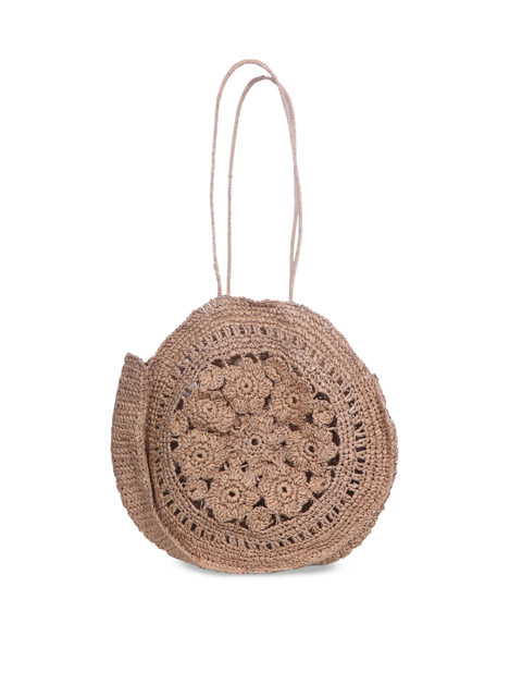 

Diwaah Beige Self Design Handheld Bag