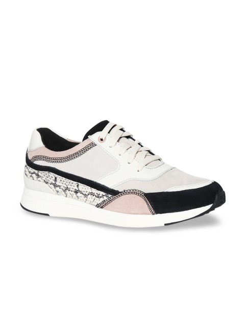 

Cole Haan Women Off-White Lightweight Leather Sneakers
