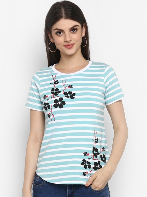 

Lady Stark Women White Striped Top