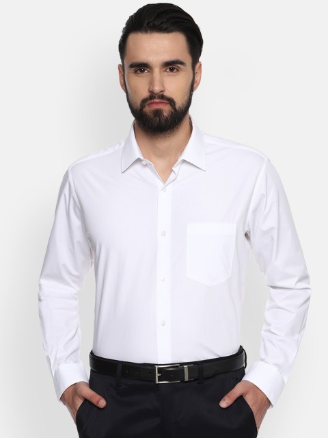 

Van Heusen Men White Regular Fit Solid Formal Shirt