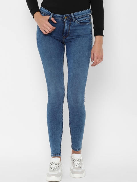 

Allen Solly Woman Blue Regular Fit Mid-Rise Clean Look Jeans