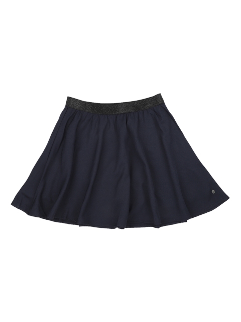 

Allen Solly Junior Girls Navy Blue Solid A-Line Skirt