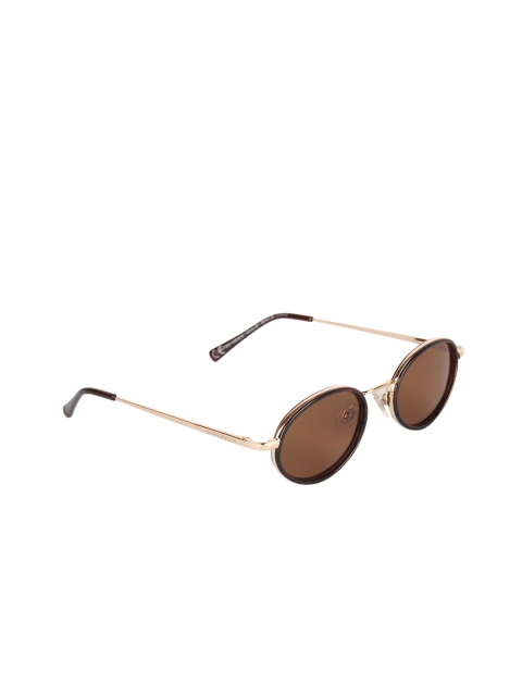 

Daniel Klein Women Polarized Sunglasses Round Sunglasses DK4266-C2, Brown