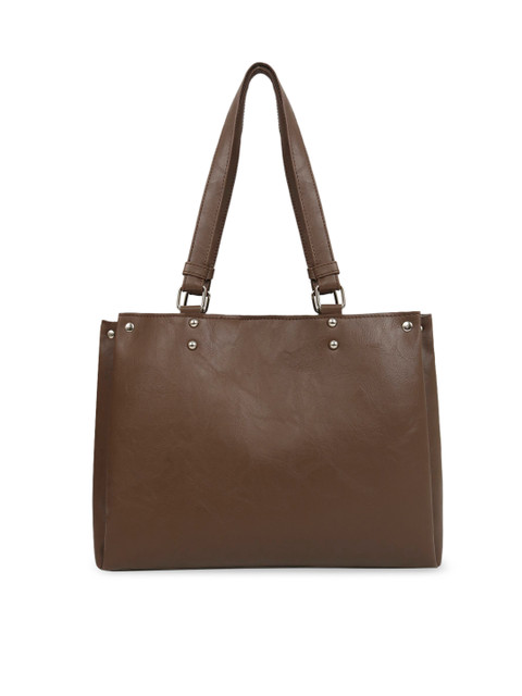 

Toteteca Brown Solid Shoulder Bag