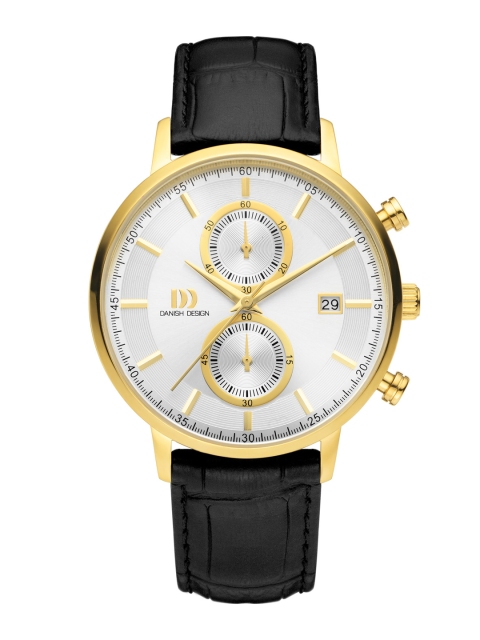 

Danish Design Men Silver-Toned Tidlos Samso Analogue Watch IQ11Q1215