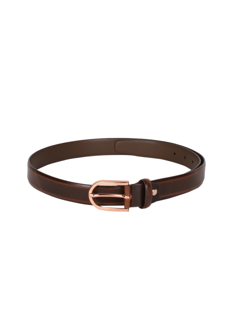 

Allen Solly Men Brown Leather Textured Belt ASBLWRGBD10026