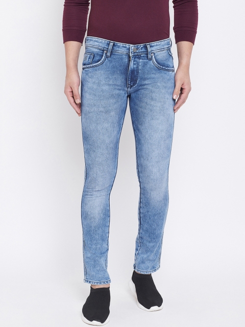 

KROSSSTITCH Men Blue Slim Fit Mid-Rise Clean Look Stretchable Jeans
