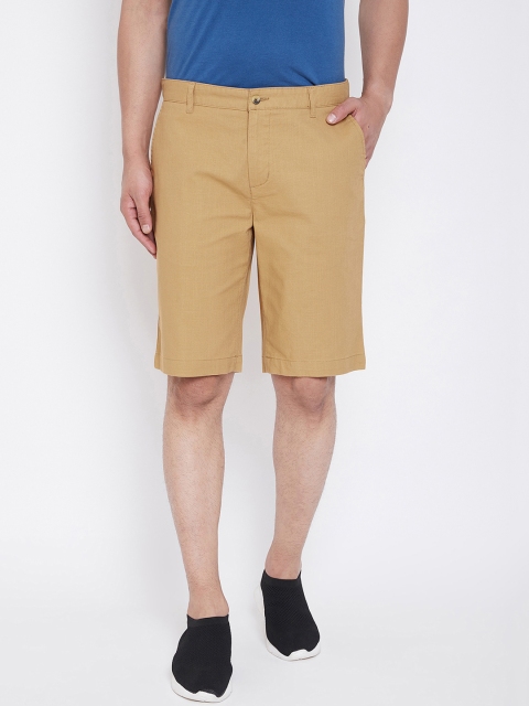 

KROSSSTITCH Men Brown Solid Slim Fit Chino Shorts