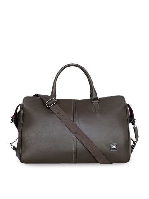 

Justanned Men Brown Textured Duffel Bag