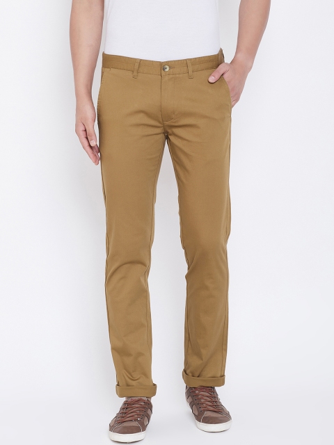 

JUMP USA Men Brown Regular Fit Solid Chinos