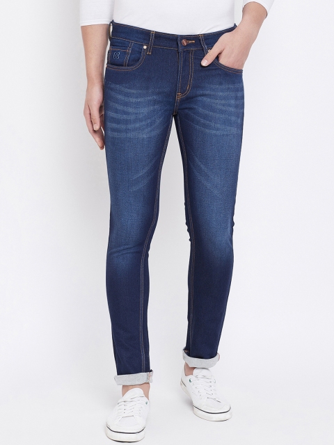 

KROSSSTITCH Men Blue Slim Fit Mid-Rise Clean Look Stretchable Jeans