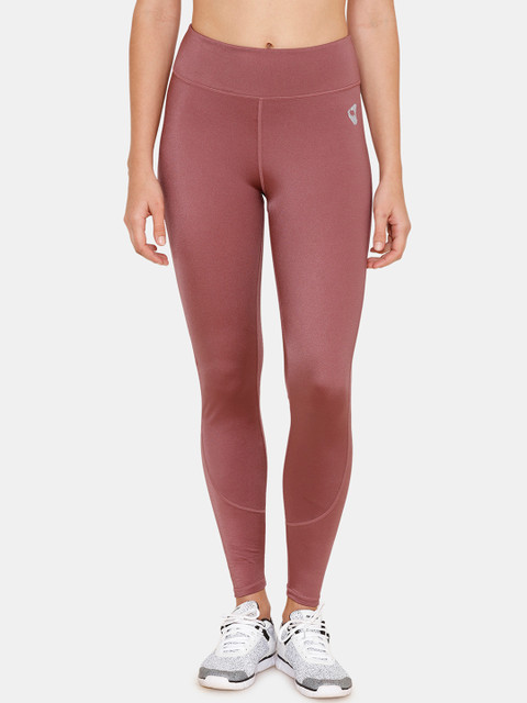 

Zelocity Women Brown Skinny-Fit Tights With Flat Seams