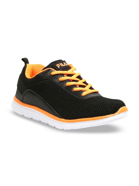 

FILA Kids Black & Orange Toure Sneakers
