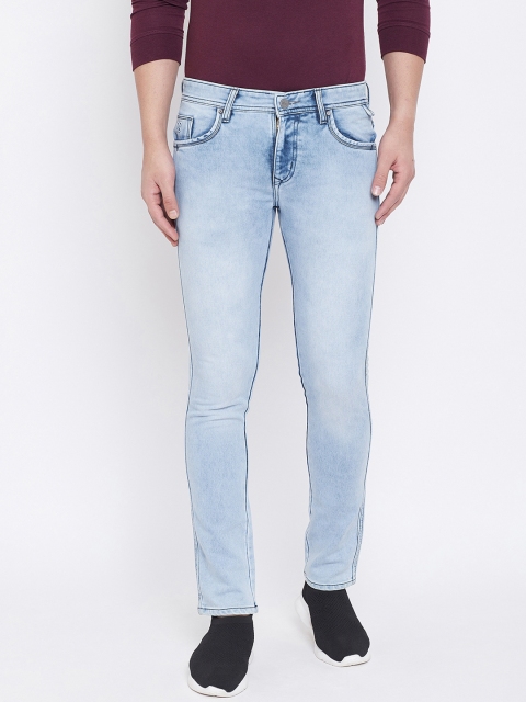 

KROSSSTITCH Men Blue Slim Fit Mid-Rise Clean Look Stretchable Jeans