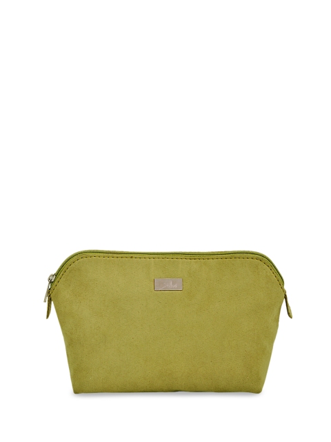 

Yelloe Women Green Solid Toiletry Bag