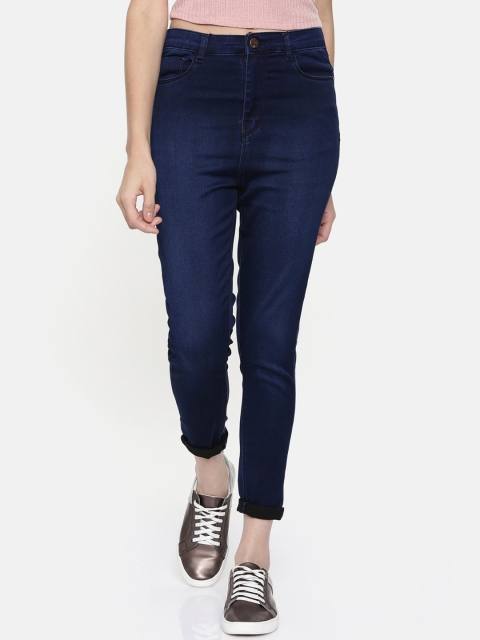 

ZHEIA Women Blue Skinny Fit High-Rise Clean Look Jeans