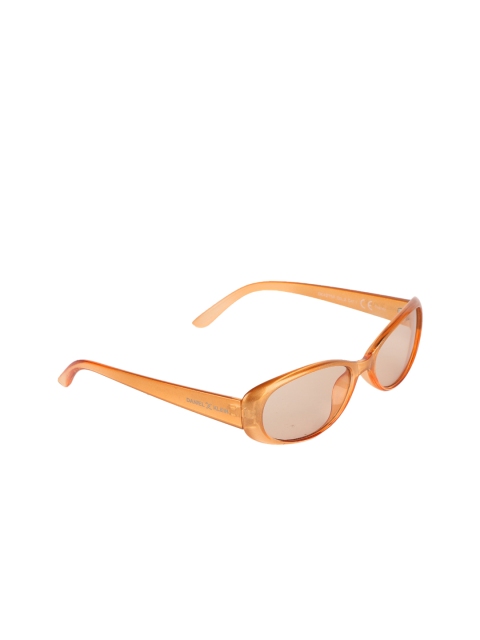 

Daniel Klein Women Polazised & UV Protected Shield Sunglasses DK4275P-C2, Nude