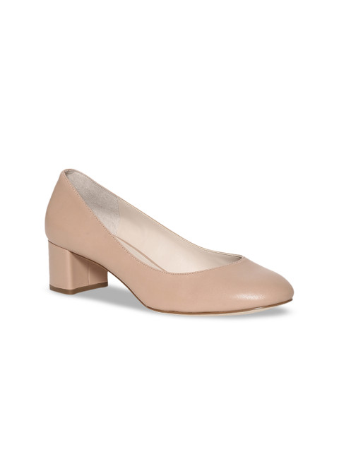 

Cole Haan Women Beige Solid Leather Pumps