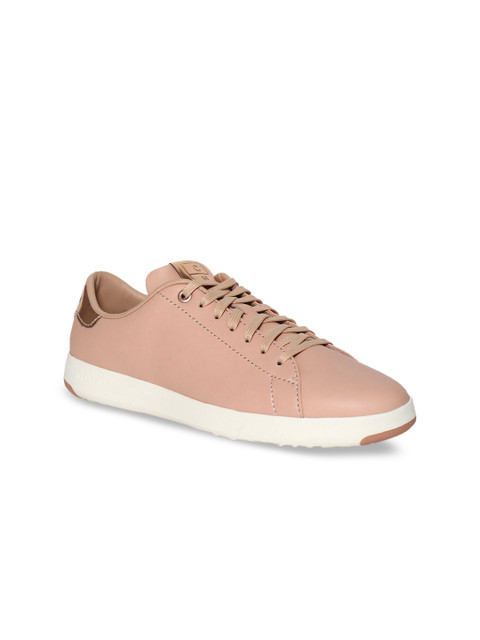 

Cole Haan Women Pink Leather Sneakers