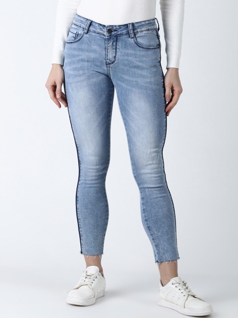 

Deal Jeans Women Blue Slim Fit Mid-Rise Clean Look Stretchable Jeans