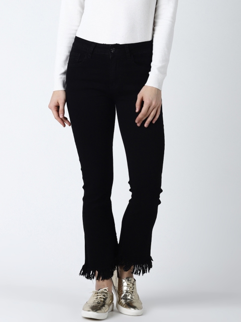 

Deal Jeans Women Black Bootcut Mid-Rise Clean Look Stretchable Jeans