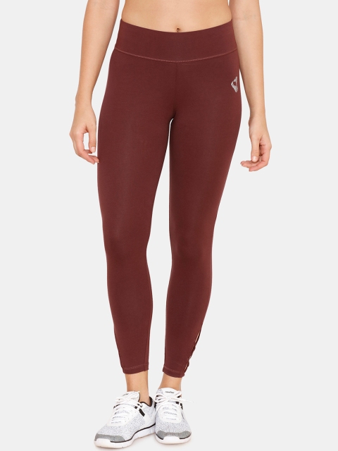 

Zelocity by Zivame Women Brown Skinny-Fit Tights