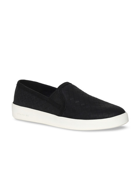 

Cole Haan Women Black Slip-On Sneakers
