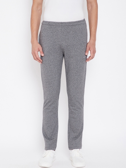 

KROSSSTITCH Men Grey Self-Design Slim Fit Track Pants