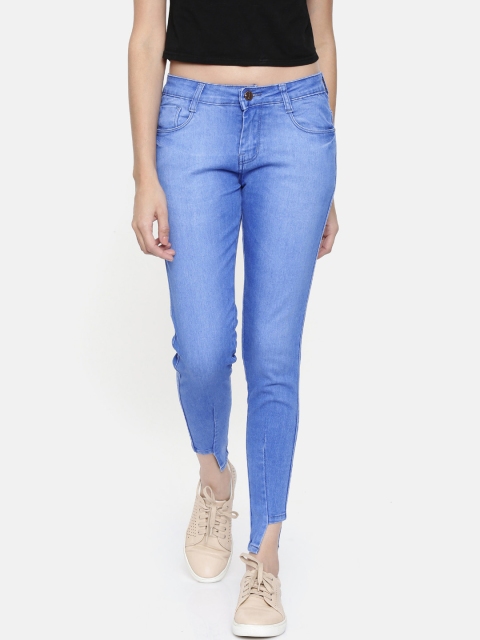 

ZHEIA Women Blue Skinny Fit Mid-Rise Clean Look Jeans