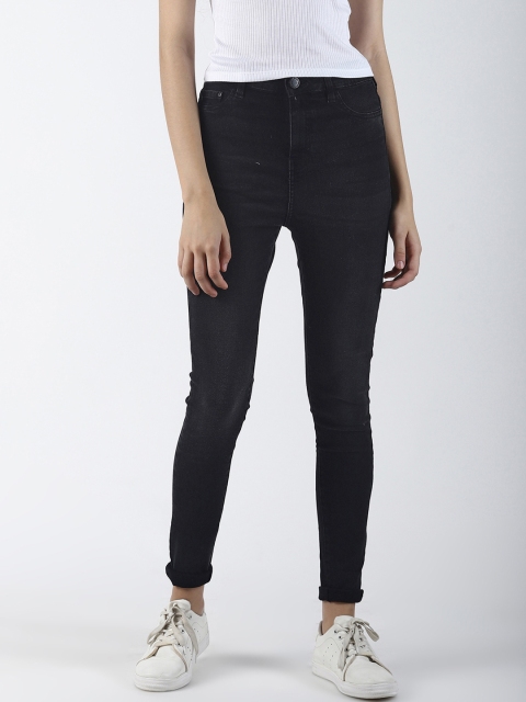 

Blue Saint Women Black Slim Fit Mid-Rise Clean Look Jeans