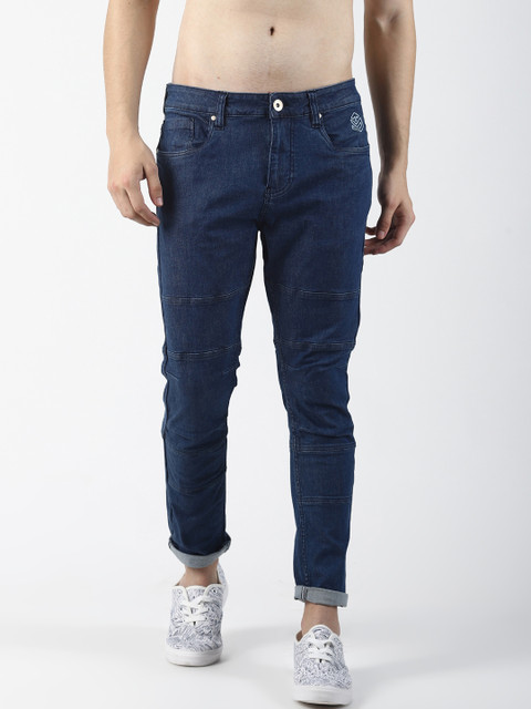 

SHELTR Men Blue Regular Fit Mid-Rise Clean Look Jeans
