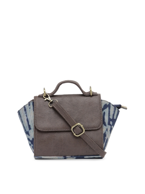 

Tarusa Taupe Printed Sling Bag