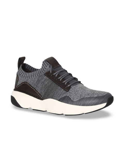 

Cole Haan Men Grey & Black Colourblocked Lightweight Sneakers