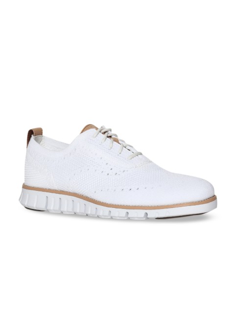 

Cole Haan Men White Woven Design Lightweight Sneakers