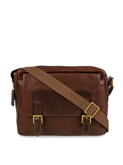 

Hidesign Men Brown Solid Laptop Bag