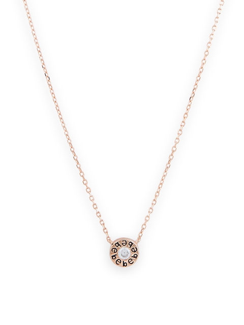 

bebe Rose Gold-Plate & Stone Studded Necklace