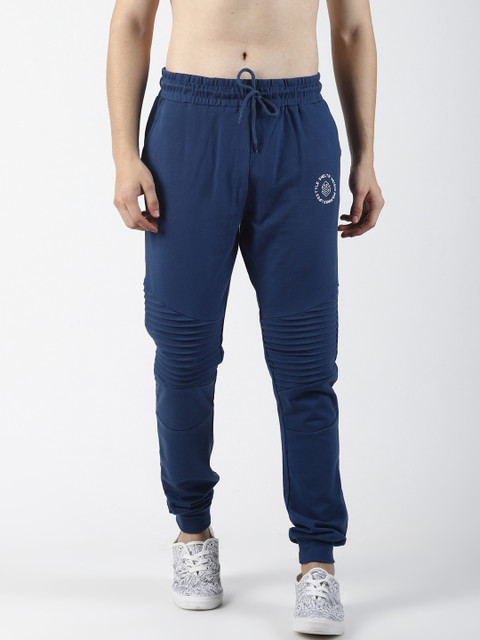 

SHELTR Men Blue Regular Fit Solid Joggers