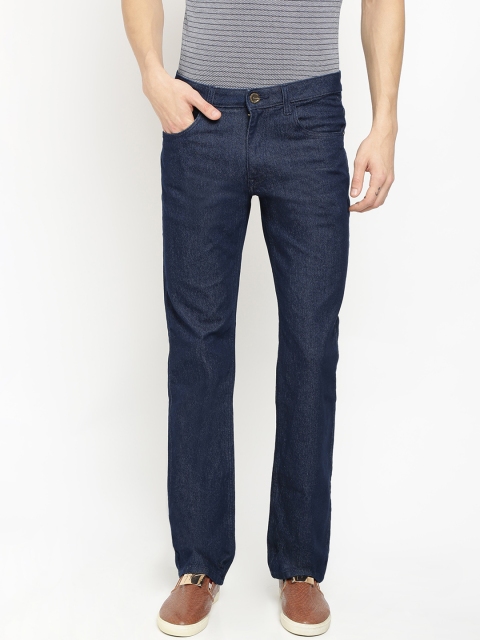 

Crocodile Men Navy Blue Slim Fit Mid-Rise Clean Look Stretchable Jeans