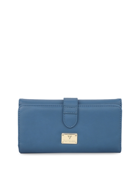 

Van Heusen Woman Women Blue Solid Two Fold Wallet