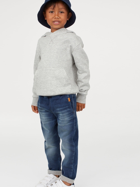 

H&M Boys Blue Lined Denim Joggers