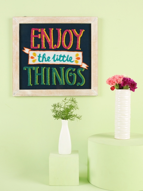 

Chumbak Navy Blue Enjoy The Little Things Sequins Frame