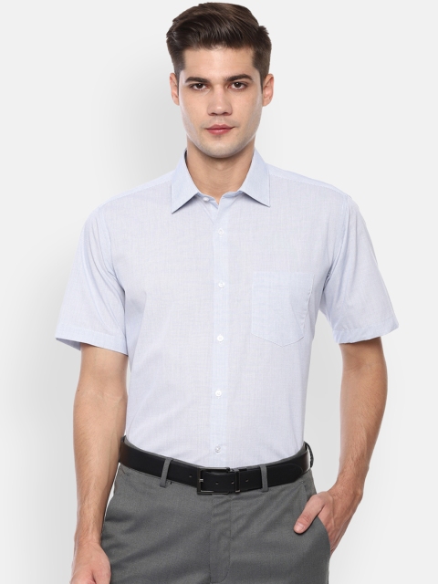 

Van Heusen Men Blue Regular Fit Printed Formal Shirt